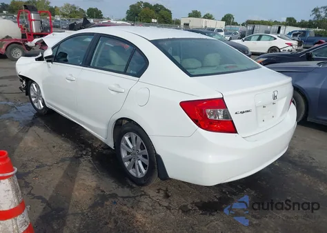 2012 Honda Civic Ex-L from USA, damaged, VIN 19XFB2F99CE047724